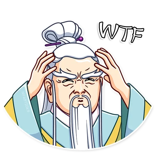🤨 Стикер «Мастер Дзен» для Telegram