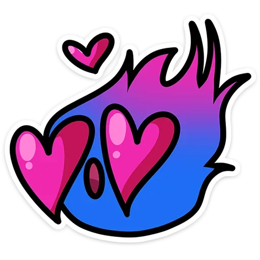 😍 Стикер «Огонек Мэтч» для Telegram