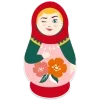 Стикерпак Матрëшки для Telegram