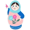 💃 Эмодзи «Матрëшки» для Telegram