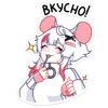 🐭 Эмодзи «мауси в кофте» для Telegram
