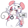 🐭 Эмодзи «мауси в кофте» для Telegram