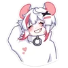 🐭 Эмодзи «мауси в кофте» для Telegram