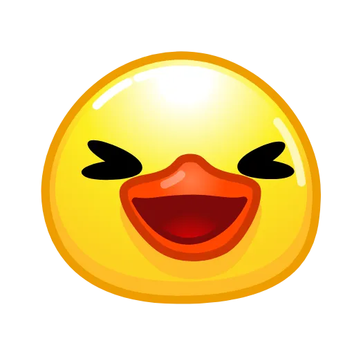 🤣 Стикер «ᯤ Duck Emoji¹┇» для Telegram