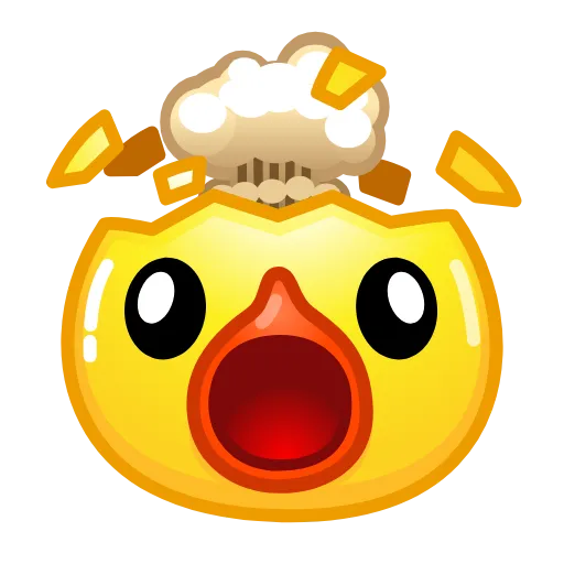 🤯 Стикер «ᯤ Duck Emoji¹┇» для Telegram