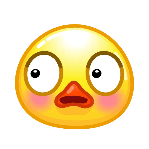 😳 Стикер «ᯤ Duck Emoji¹┇» для Telegram