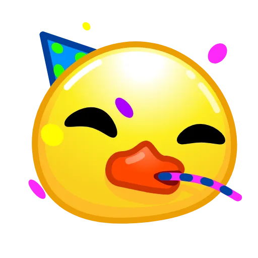 🥳 Стикер «ᯤ Duck Emoji¹┇» для Telegram