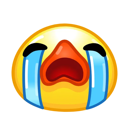 😭 Стикер «ᯤ Duck Emoji¹┇» для Telegram
