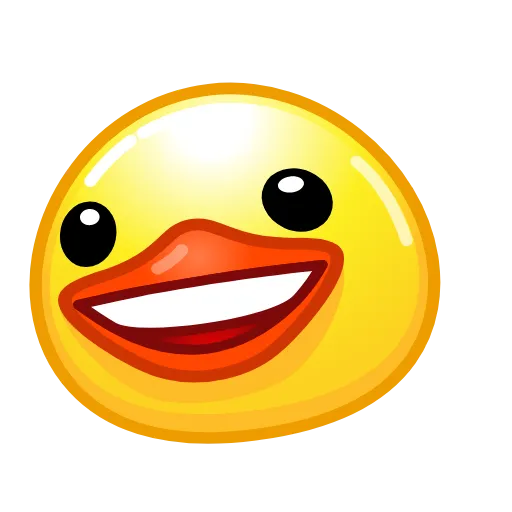 😄 Стикер «ᯤ Duck Emoji¹┇» для Telegram