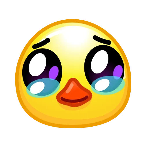 🥹 Стикер «ᯤ Duck Emoji¹┇» для Telegram