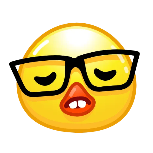 🤓 Стикер «ᯤ Duck Emoji¹┇» для Telegram