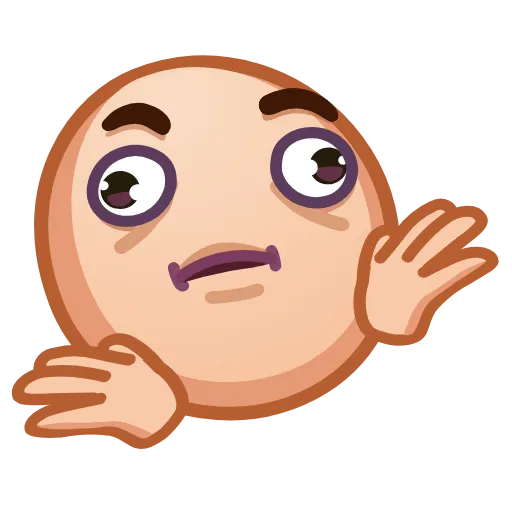🤷 Стикер «ᯤ Meme Emoji┇» для Telegram