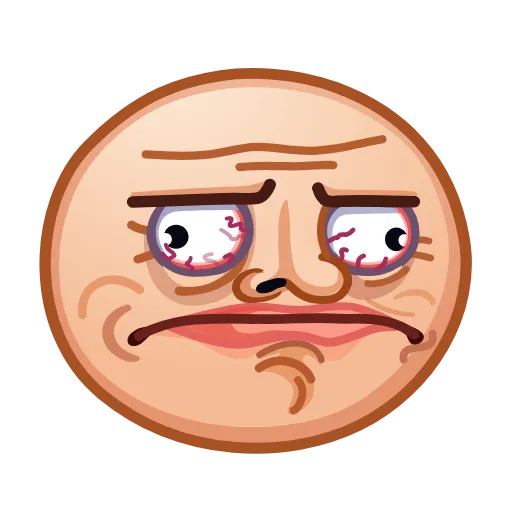 😐 Стикер «ᯤ Meme Emoji┇» для Telegram
