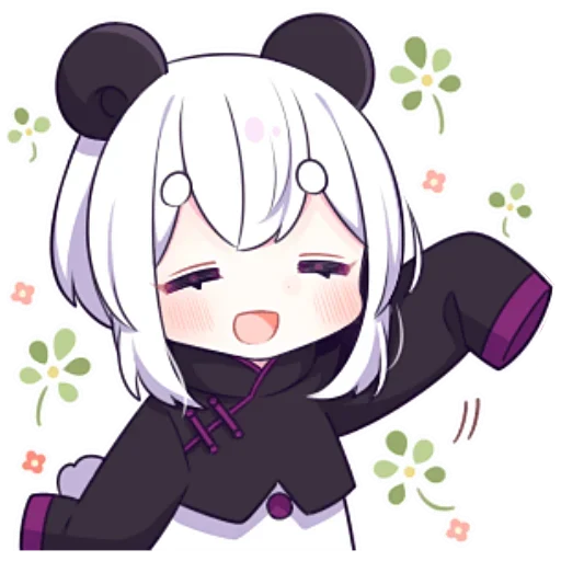 👍 Стикер «Panda Girl» для Telegram