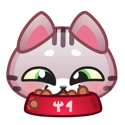 🍴 Стикер «Motty Emoji» для Telegram