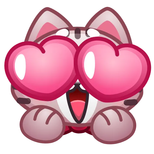 😍 Стикер «Motty Emoji» для Telegram