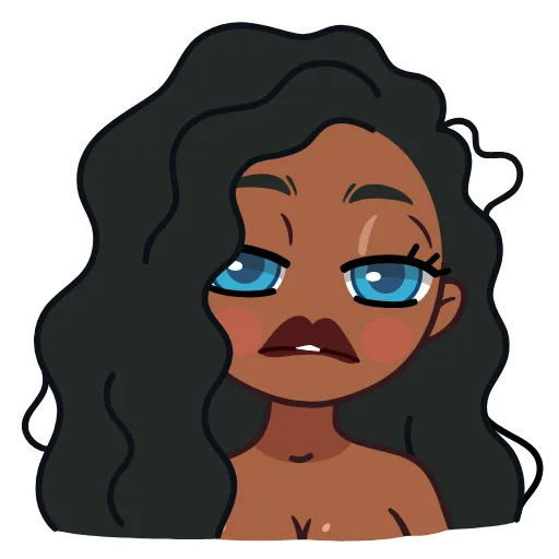 👄 Стикер «Maya» для Telegram