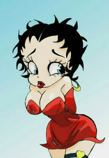 😈 Стикер «Modern Betty Boop» для Telegram