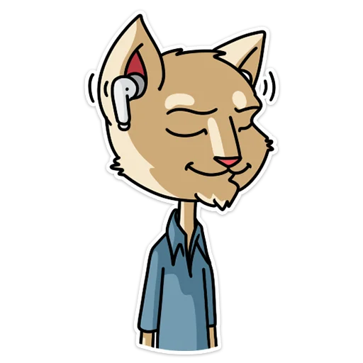🎧 Стикер «MDK Мудакотик» для Telegram