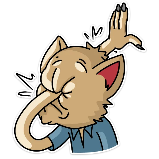 🤦‍♂️ Стикер «MDK Мудакотик» для Telegram