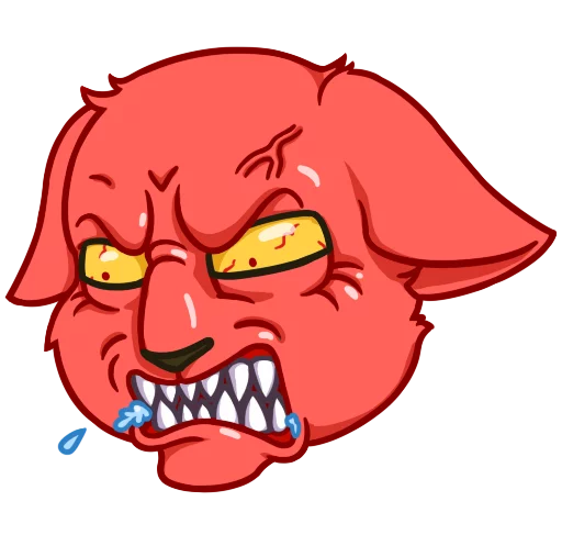 😡 Стикер «MDK Мудакотик» для Telegram