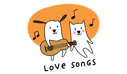 🎸 Стикер «Me n Bae» для Telegram