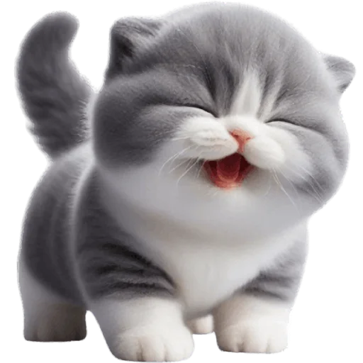 Стикерпак Котик Грей для Telegram — скачать