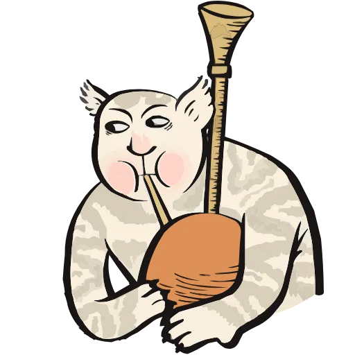 🪈 Эмодзи «Средневековые коты» для Telegram