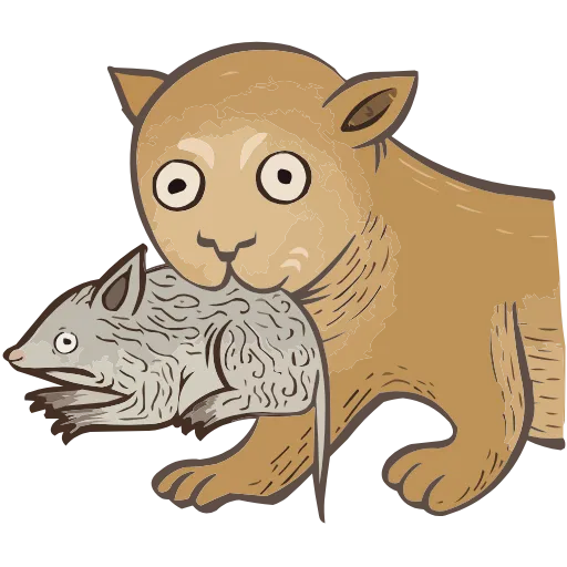 🐀 Эмодзи «Средневековые коты» для Telegram