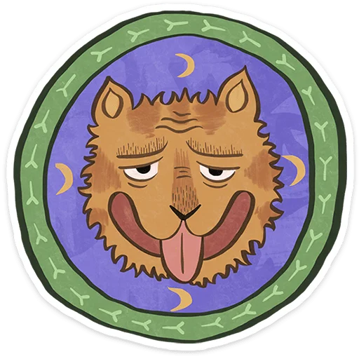 😺 Стикер «Средневековые коты» для Telegram