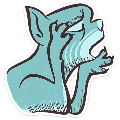 😺 Стикер «Средневековые коты» для Telegram