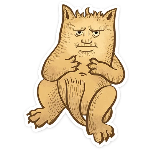 😺 Стикер «Средневековые коты» для Telegram