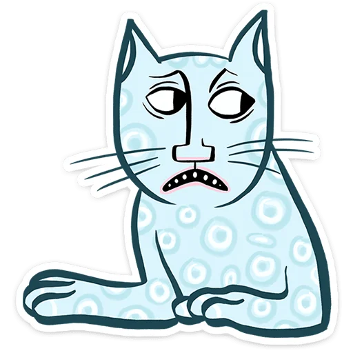 😺 Стикер «Средневековые коты» для Telegram