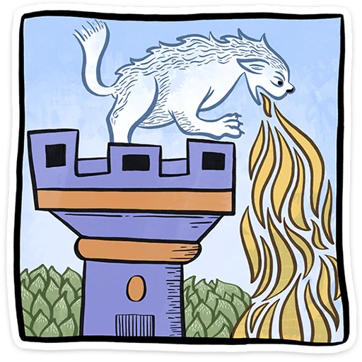 😺 Стикер «Средневековые коты» для Telegram