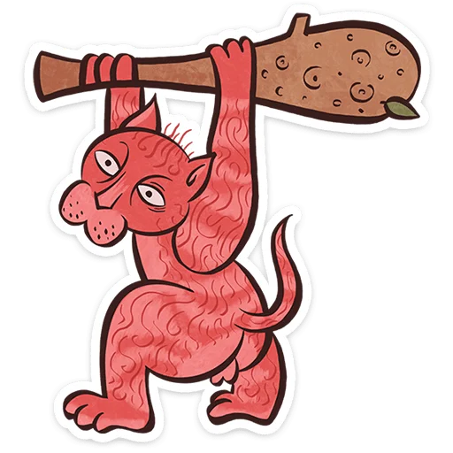 😺 Стикер «Средневековые коты» для Telegram