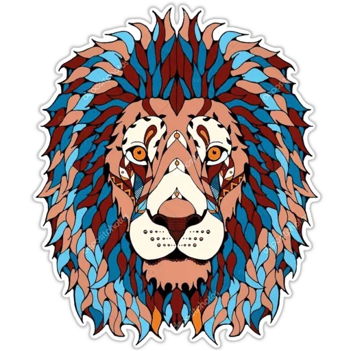 🦁 Стикер «دنياى مديتيشن» для Telegram