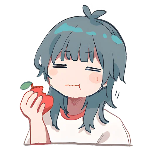 🤤 Стикер «Медуза-тян» для Telegram