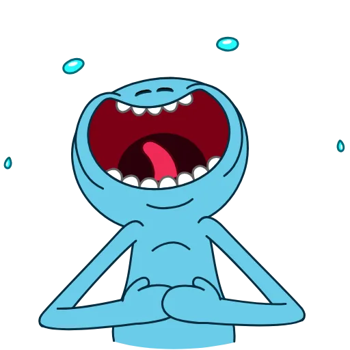 Стикерпак Mr. Meeseeks для Telegram — скачать