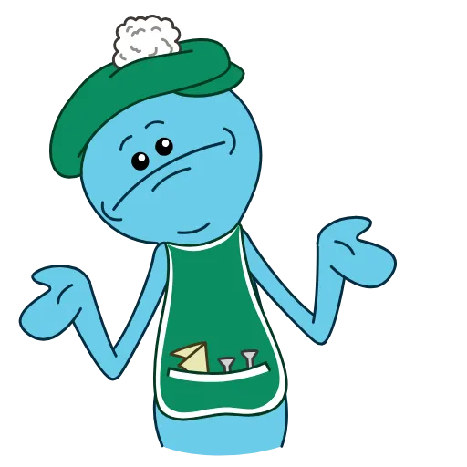 🤷‍♂️ Стикер «Mr. Meeseeks» для Telegram