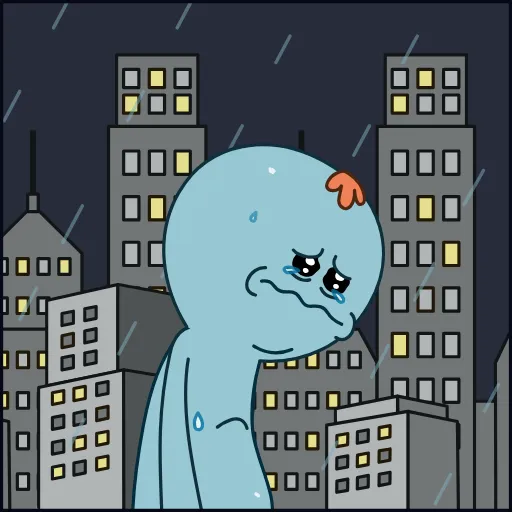 😭 Стикер «Mr. Meeseeks» для Telegram