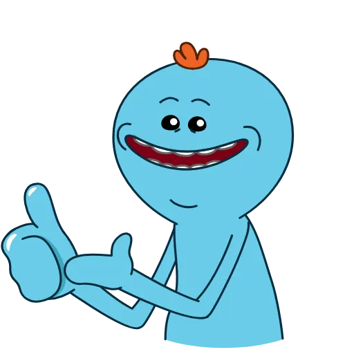 👍 Стикер «Mr. Meeseeks» для Telegram