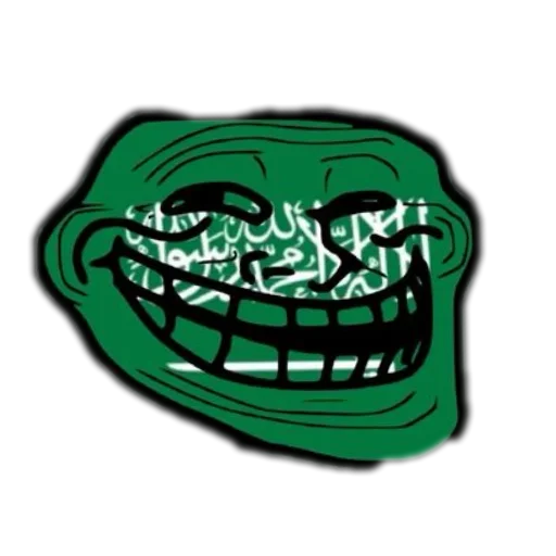 👍 Стикер «Mega trollface» для Telegram