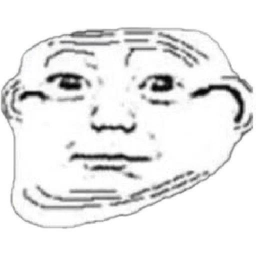 😀 Стикер «Mega trollface» для Telegram