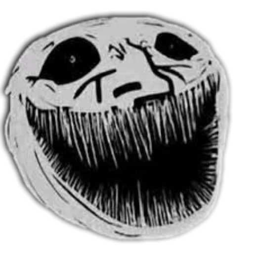 👍 Стикер «Mega trollface» для Telegram