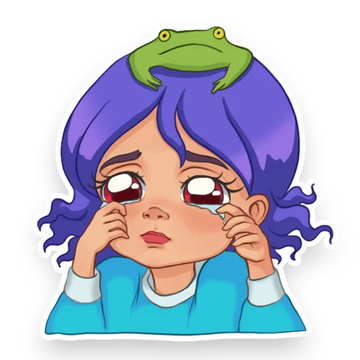 😢 Стикер «Mellow Splashes» для Telegram