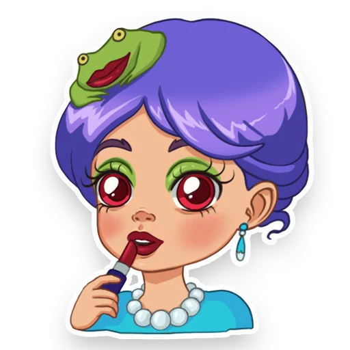 💄 Стикер «Mellow Splashes» для Telegram
