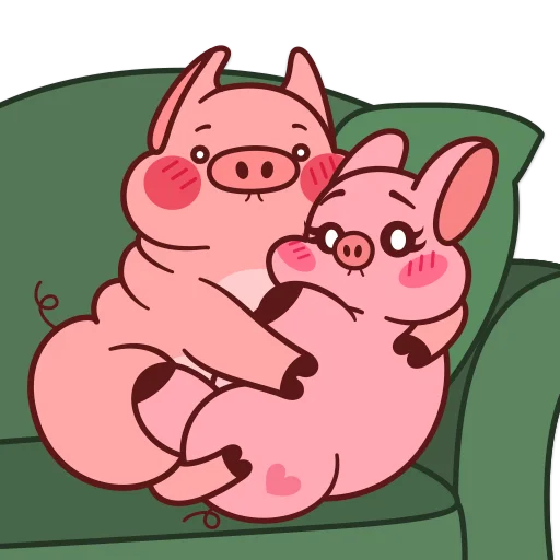 🔞 Стикер «+18 Спелый Свин Валера / +18 Mellow Pig Valera» для Telegram