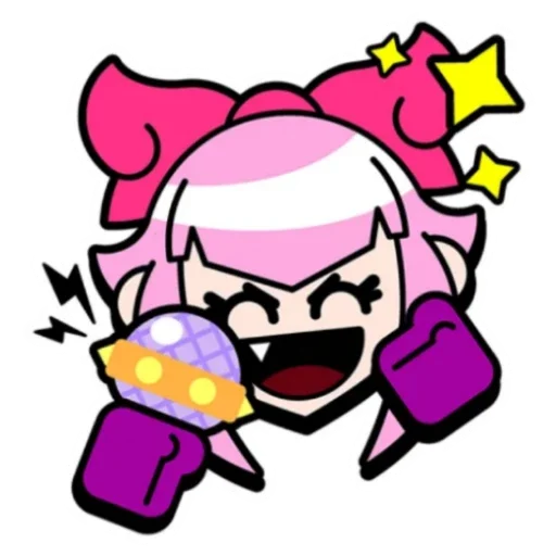 🎶 Стикер «Melodie brawl stars» для Telegram