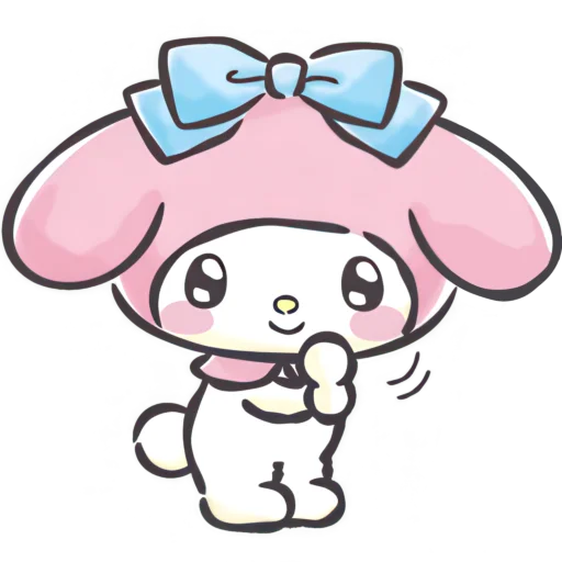 ☺️ Стикер «Мелоди и Куроми» для Telegram