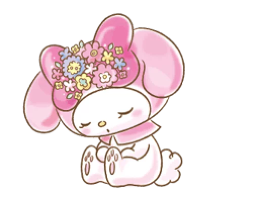 😴 Стикер «My Melody Too Cute» для Telegram